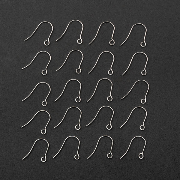 100 X Earring Hooks Silver Bronze Copper Earrings Wires, 57% OFF