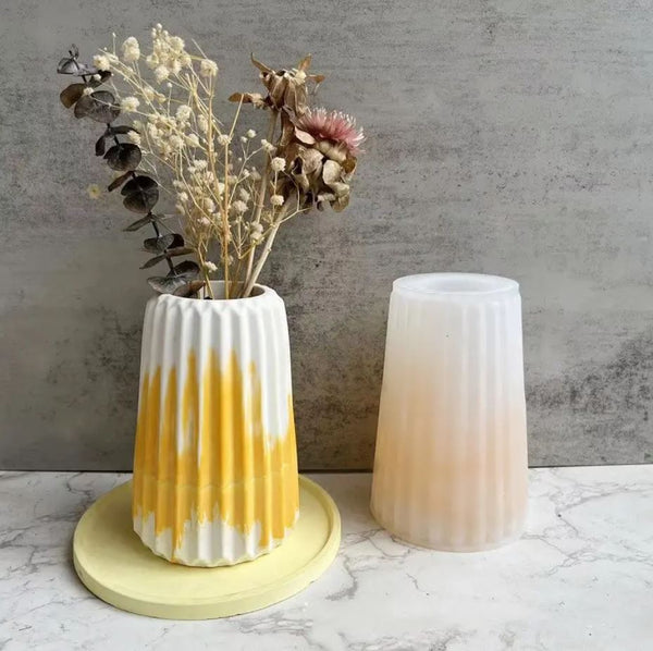 Fluted Vase Silicone Mould