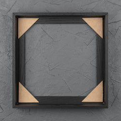 Satin Black Floating Frame only