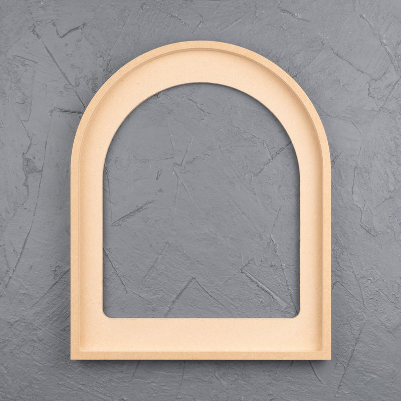 Arch Floating Frame with Birch Art Board