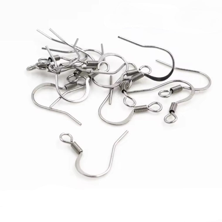 Earring Hooks with chain 20pk