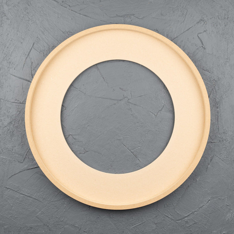 Round Floating Frame with Birch Art Board