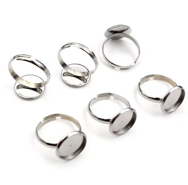 Round Bezel Rings 16mm