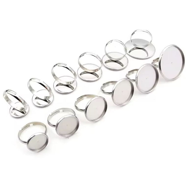 Round Bezel Rings 16mm