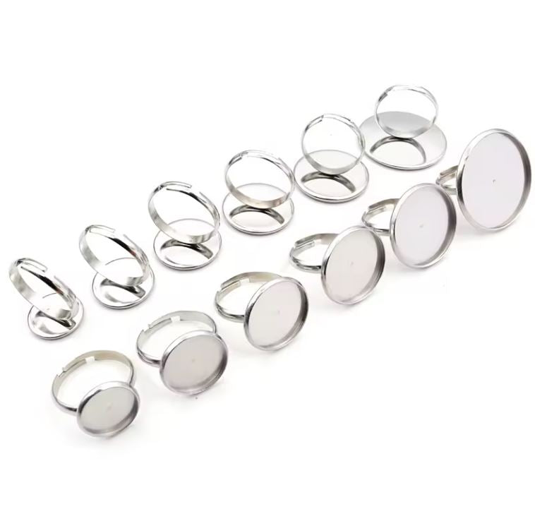 Round Bezel Rings 20mm