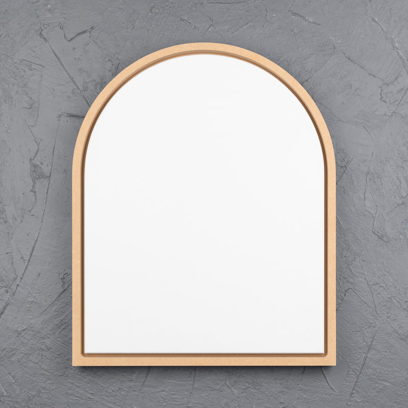 Arch Floating Frame with Primed Art Board