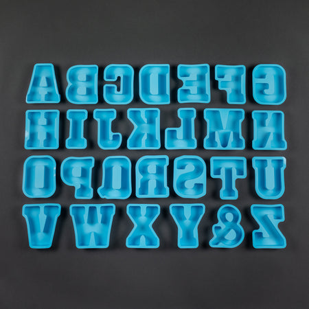 Alphabet Letter Silicone Moulds